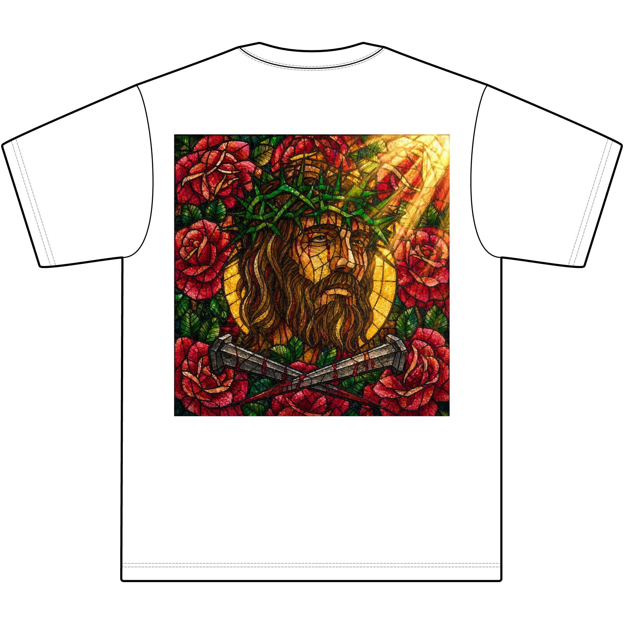 Jesus Crown of Thorns T-Shirt -"Let the Son In"