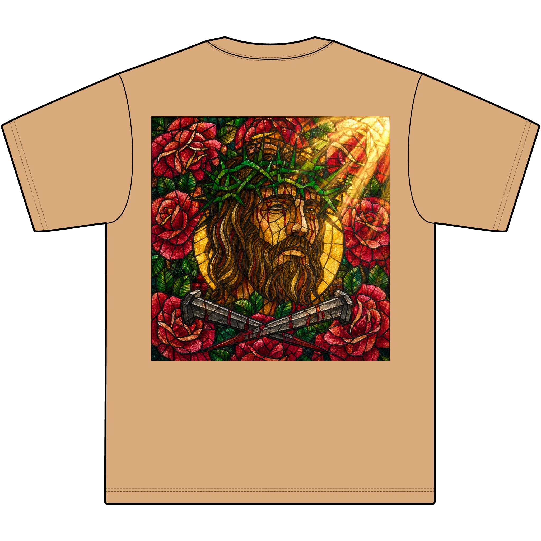 Jesus Crown of Thorns T-Shirt -"Let the Son In"