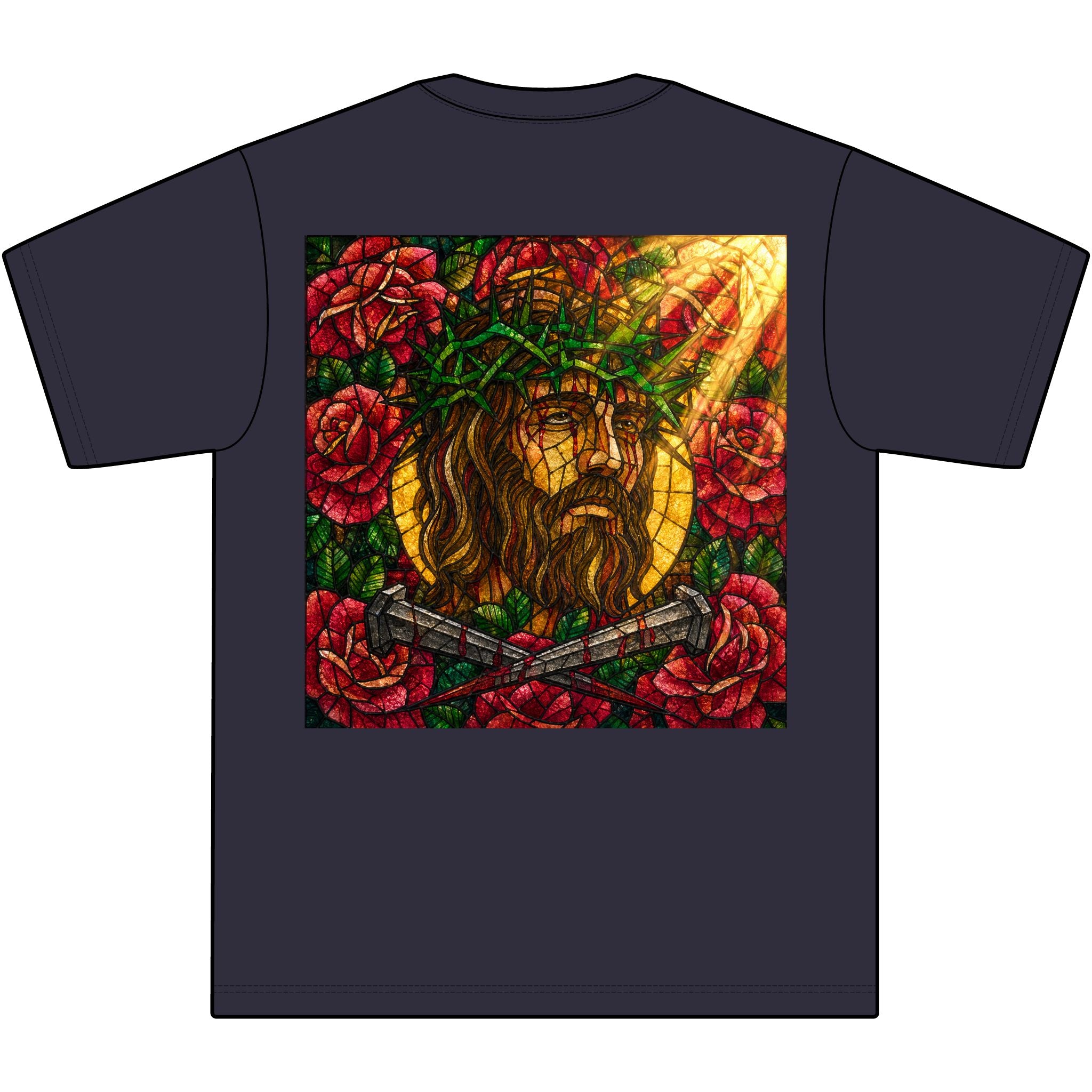 Jesus Crown of Thorns T-Shirt -"Let the Son In"