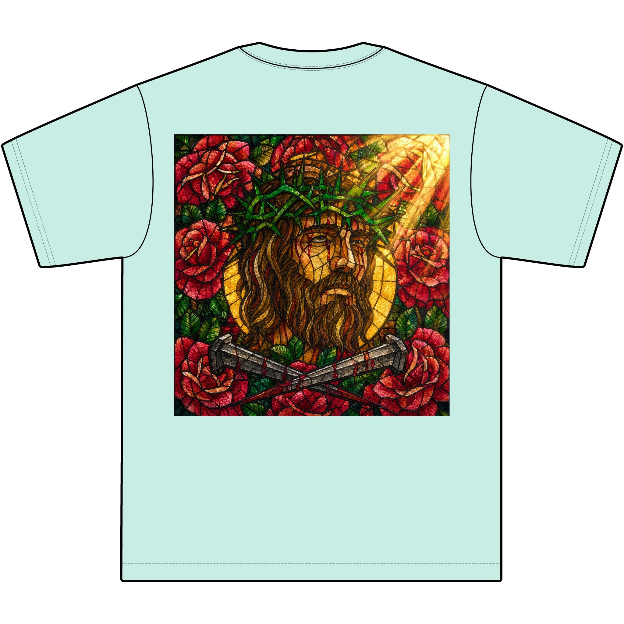 Jesus Crown of Thorns T-Shirt -"Let the Son In"