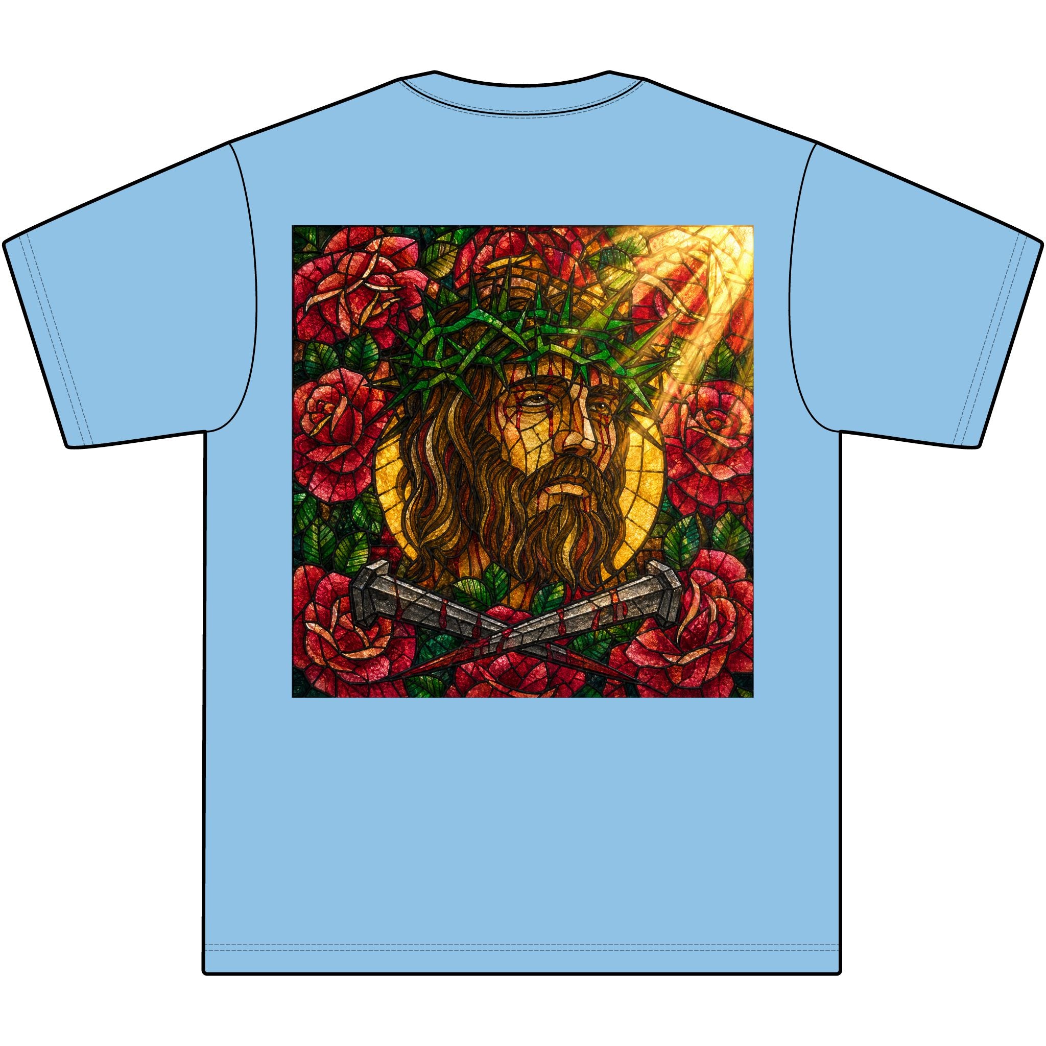 Jesus Crown of Thorns T-Shirt -"Let the Son In"