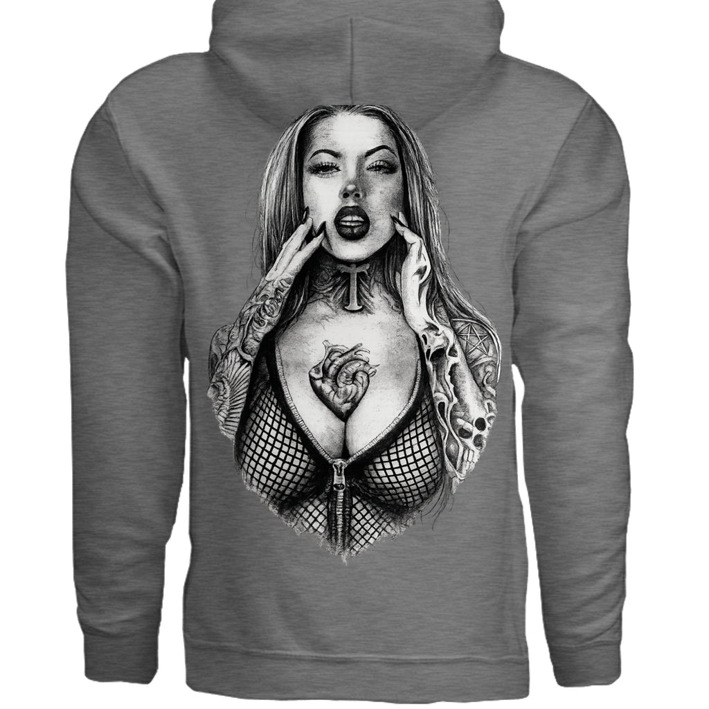 GRAPHITE HEATHER - G185 - BACK